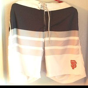 SF Giants. swimming shorts.MLB